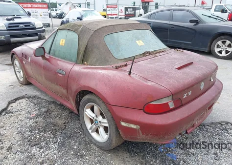 2000 BMW Z3 2.3 из США, поврежденный, VIN WBACH9349YLG05881